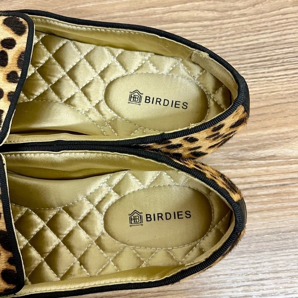 NWOB Birdies The Starling Cheetah Calf Hair Classic Loafers Size 5 - Picture 5 of 8